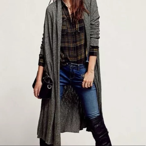 Free People Maxi Afternoon Wrap Olive or Sienna - Picture 2 of 8